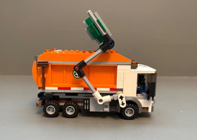 Lego City 60118: Garbage Truck - 100% Complete Trash Dumpster Sanitation RETIRED