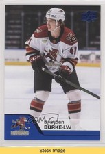 2020-21 Upper Deck AHL Blue Brayden Burke #96 READ z6b