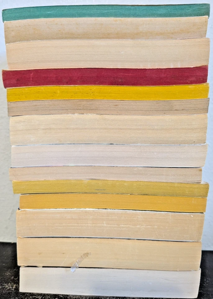 Paperback 14 Book Lot Mystery Detective Novels McBain Block Collins Stout etc Foto 3 de 3