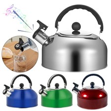 3L Stainless Steel Kettle Whistling Tea Kettle Stove Top Camping Kettle AU STOCK