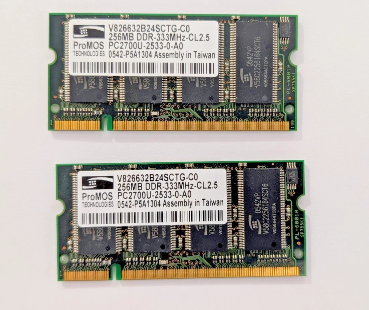 SO-DIMM Computer PC-2700 (DDR-333) Bus Speed Memory (RAM) for sale 