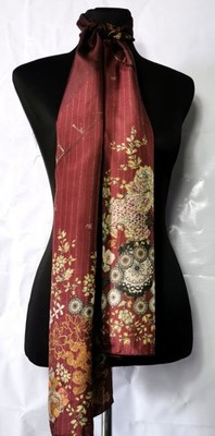 John Galliano Seidentuch Designer Gebraucht in gutem Zustand 100% Seide 170*70cm