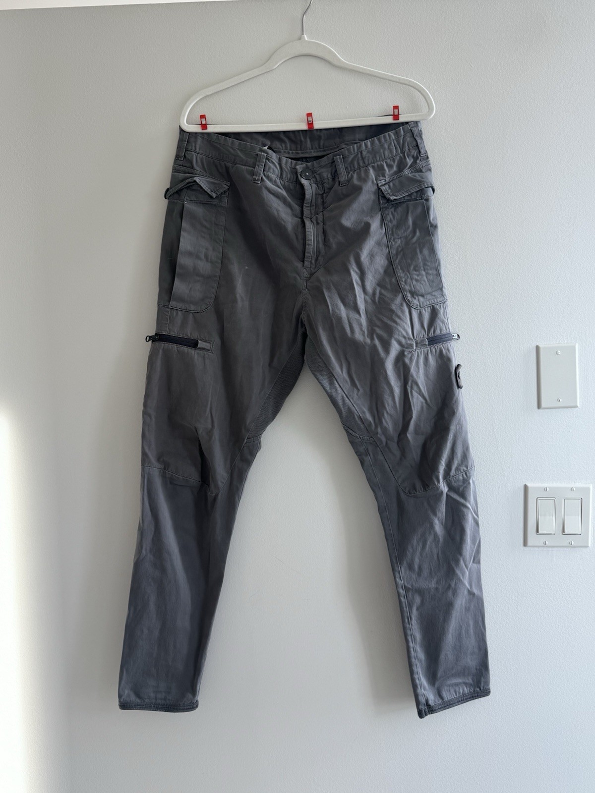 Stone Island Gray Cargo Pants