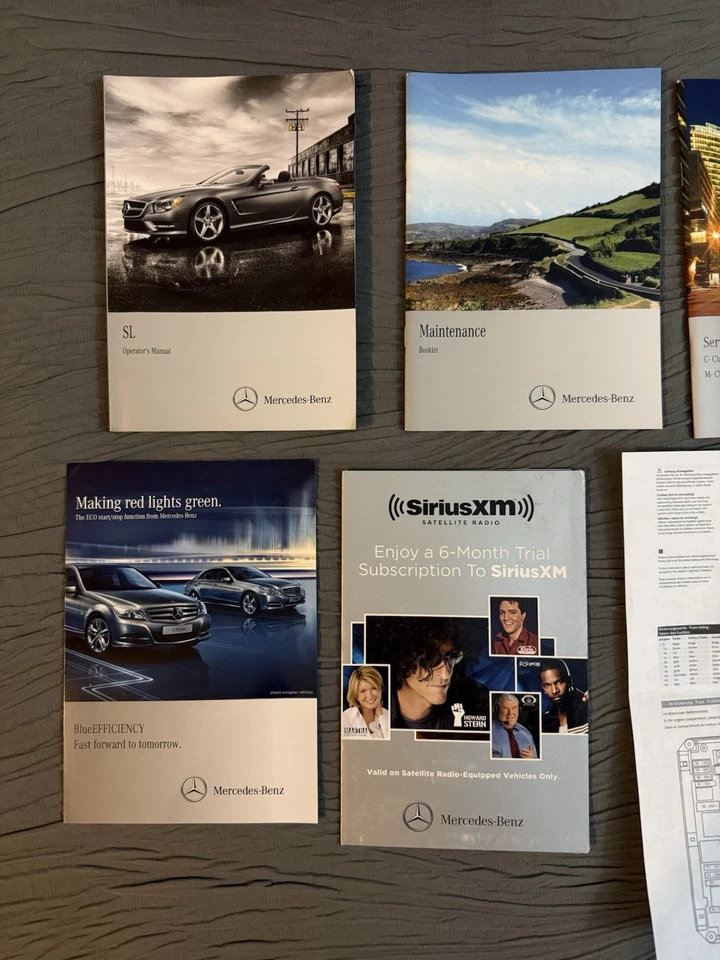 Mercedes Benz SL450 SL550 63 65 2013 AMG manual del propietario original. Envío rápido Foto 2 de 4