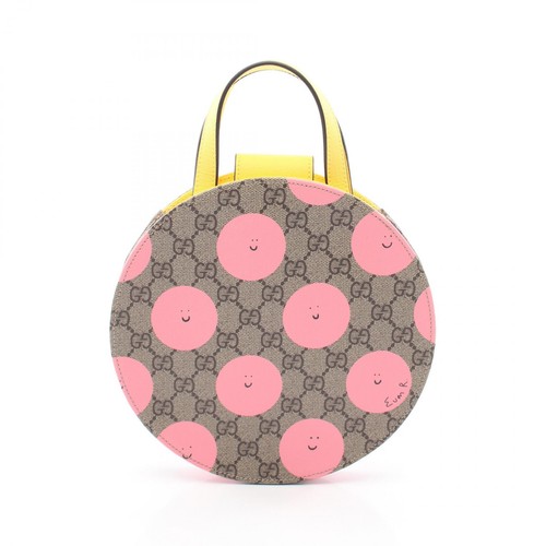 Gucci Children Gg Kids Handbag Bag Pvc Coated Canvas Men'S Women'S Beige