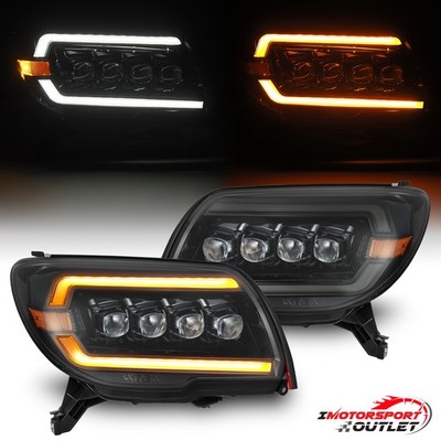 For AREX 03-09 Toyota 4Runner NOVA-Series LED Projector Headlights Alpha-Black