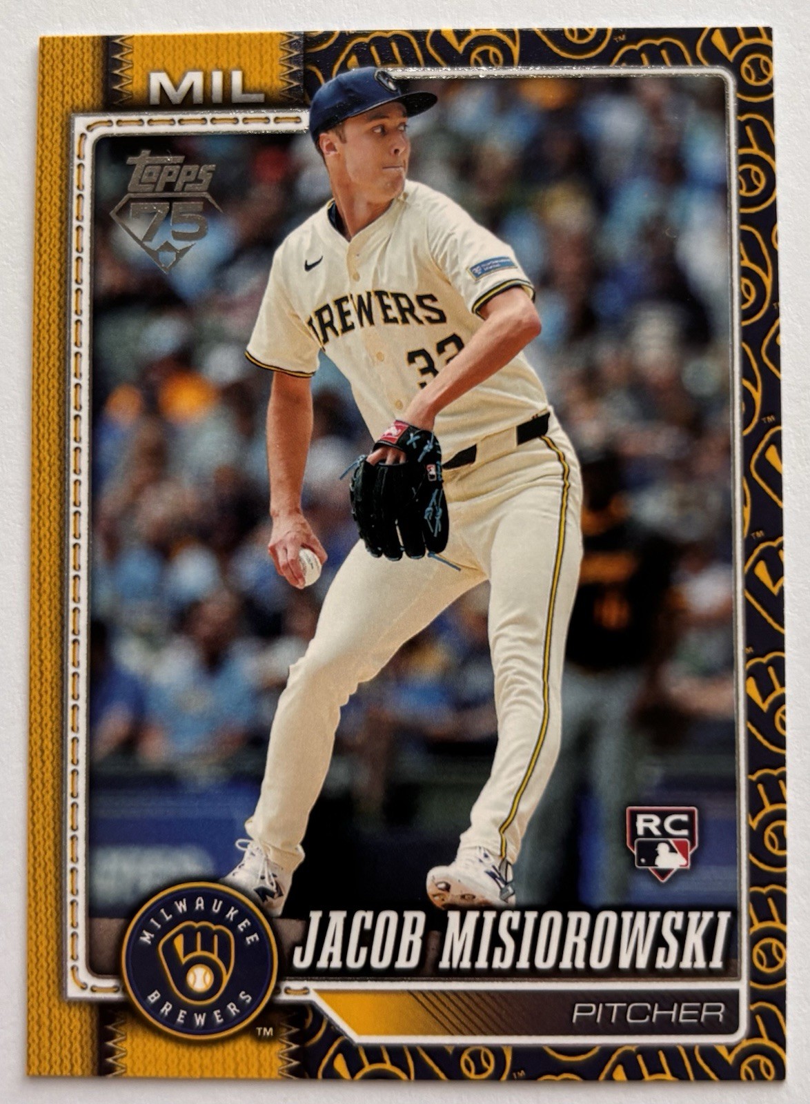 2026 Topps Series 1 - Jacob Misiorowski RC #10 SSP Team Color Border Variation