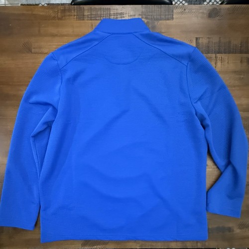 CALLAWAY Opti-Dri 1/4 Zip Pullover Performance XL Ribbed Pockets UPF 50 NEW - Picture 5 of 5