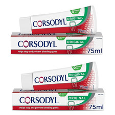 2x Corsodyl Original Toothpaste 75ml &ndash; Gum Care, Plaque & Mouth Health