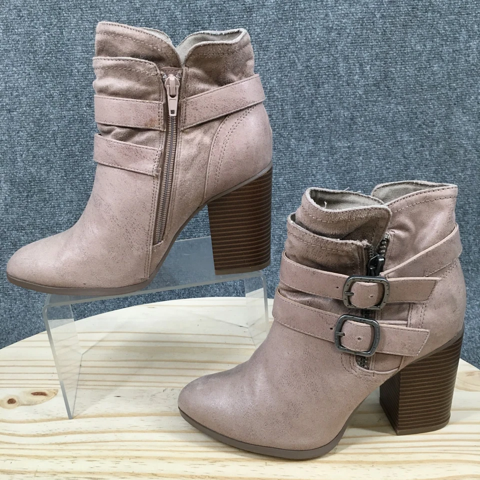 Carlos by Carlos Santana Botas Mujer 7.5M Pippin Botín Marrón Tacones Bloque Foto 2 de 4