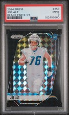 2024 Panini Prizm Joe Alt Black Finite 1/1 RC Rookie PSA