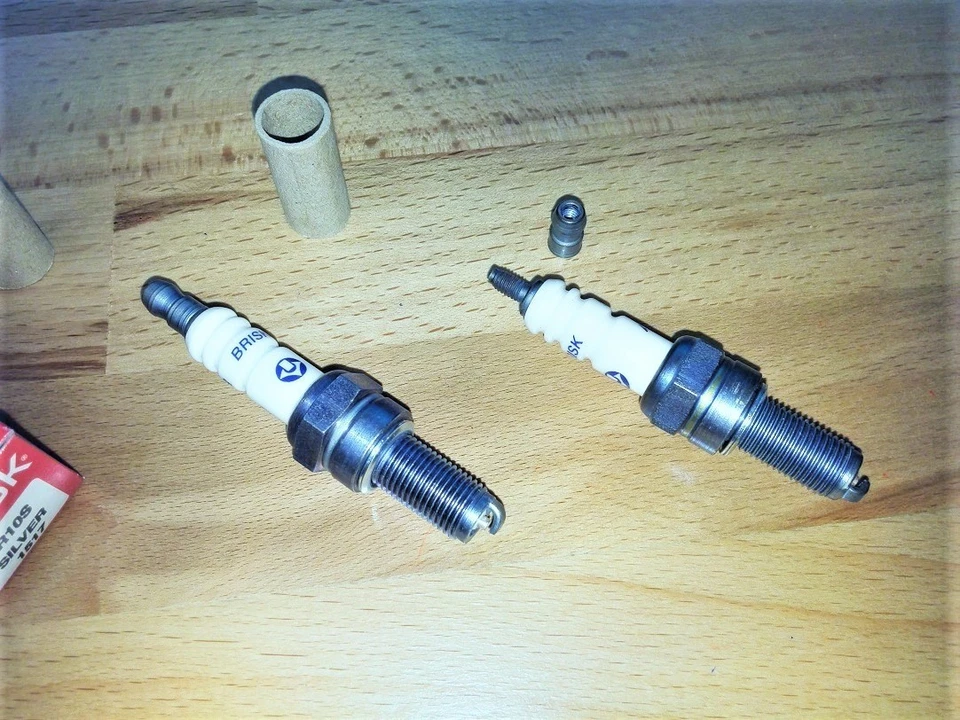 2x BRISK AR10S-7 Upgrade Racing Spark Plugs fit: Ducati 749 - 2003 to 2005 - Image 3 of 4