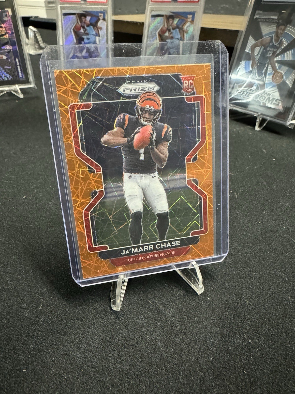 2021 Panini Prizm - Rookie JA’MARR CHASE #337 Lazer Prizm (RC)