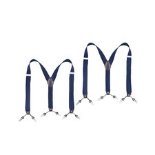 Suspender Trousers Bracers for Mens Adjustable Elastic Pant Clip