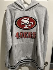 Vintage Classic SF 49ers Gray Hoodie Unique Logo Size XL Brand New With Tags NFL