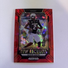 2025 Prizm Draft Picks - New Recruits Shedeur Sanders #15 Red Ice Prizm (RC)