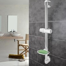 Shower Riser Rail Kit Wall Mounted Shower Head Holder Bathroom Shower Slide Bar