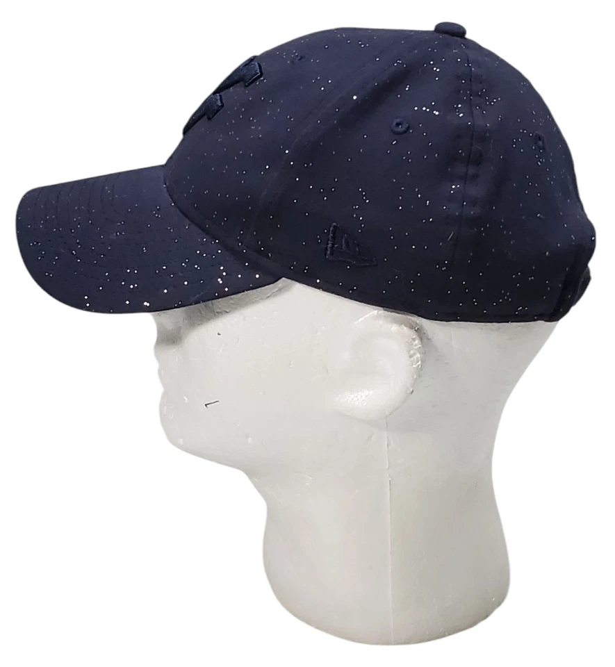 West Virginia Mountaineers NCAA New Era Azul con Brillo Plateado Gorra con Correa Foto 2 de 4