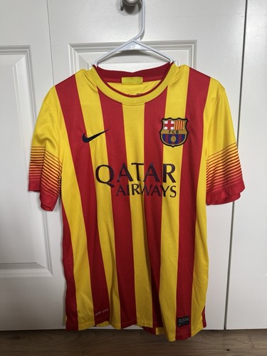 Nike Barcelona Trikots - 3 Auswärtstrikots - 2 Erwachsene Small + 1 Jugend XL - Bild 5 von 8