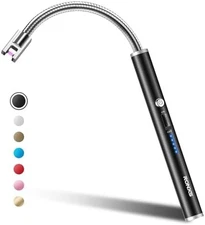 Electric Lighter Rechargeable Arc Lighter with Battery Display