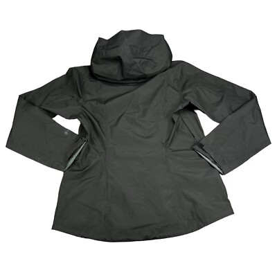Patagonia Calcite GTX Full Zip Hooded Black Rain Jacket
