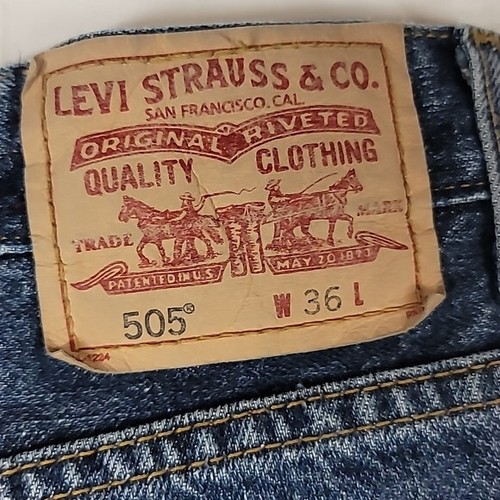 LEVI'S Men's 505 Regular Fit Shorts Size W36 - Picture 14 of 14