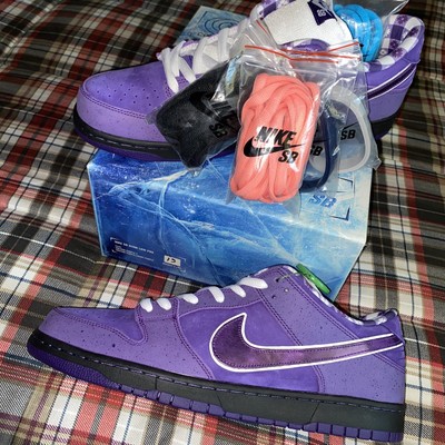 nike sb dunk low pro og qs purple lobster