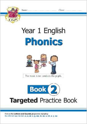 KS1 English Targeted Practice Book: Phonics - Year 1 Book 2 (CGP Primary Phonics