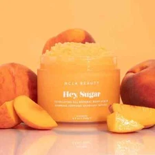 NCLA Beauty Hey, Sugar All Natural Peach Body Scrub Best By 4/24