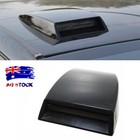 Universal Glossy Black Car Air Intake Scoop Turbo Bonnet Vent Cover Hood RA