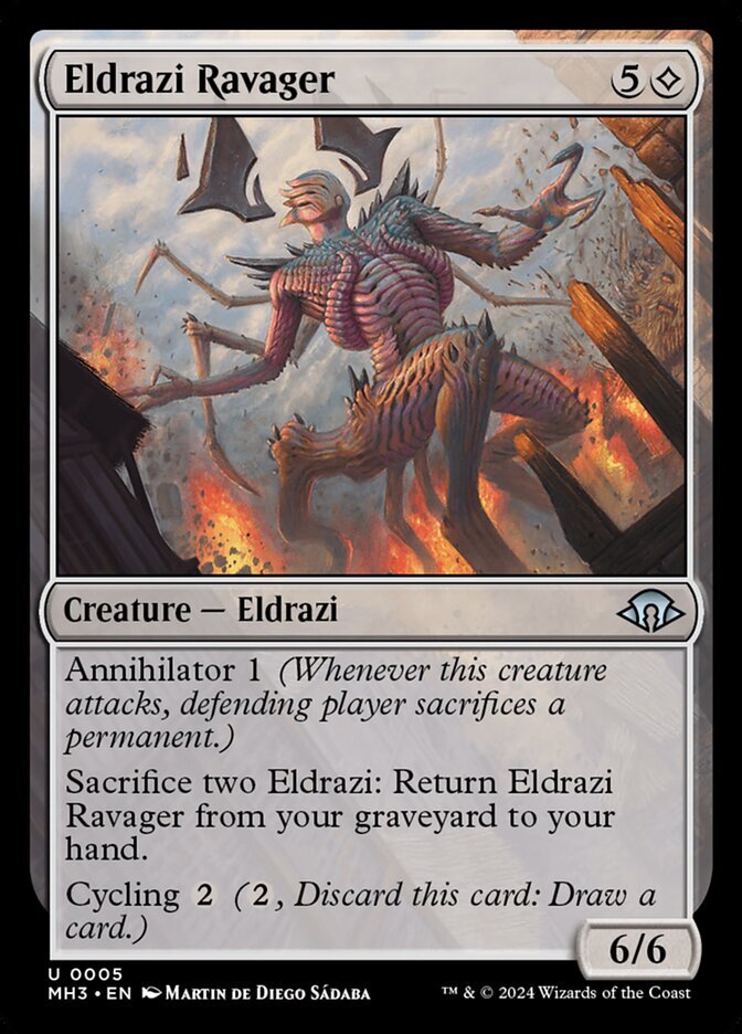 mtg new eldrazi cards Eldrazi Ravager