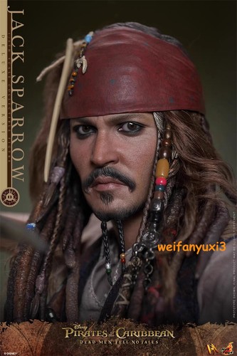 Hot Toys DX37 1/6 Pirates of the Caribbean Jack Sparrow Action Figure Model Toy - Picture 10 of 23