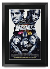 2 Fast 2 Furious A3 gerahmt Fast Furious Paul Walker Poster signiert Film Fans