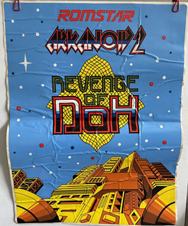 ARKANOID 2 REVENGE OF DOH Side Art Arcade Cabinet Graphics Decal ORIGINAL