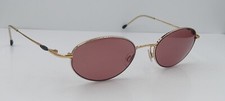Vintage Silhouette M6523 Gold Silver Oval Metal Sunglasses Austria FRAMES ONLY