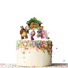Cake Topper Picks Masha e Orso - 5pz