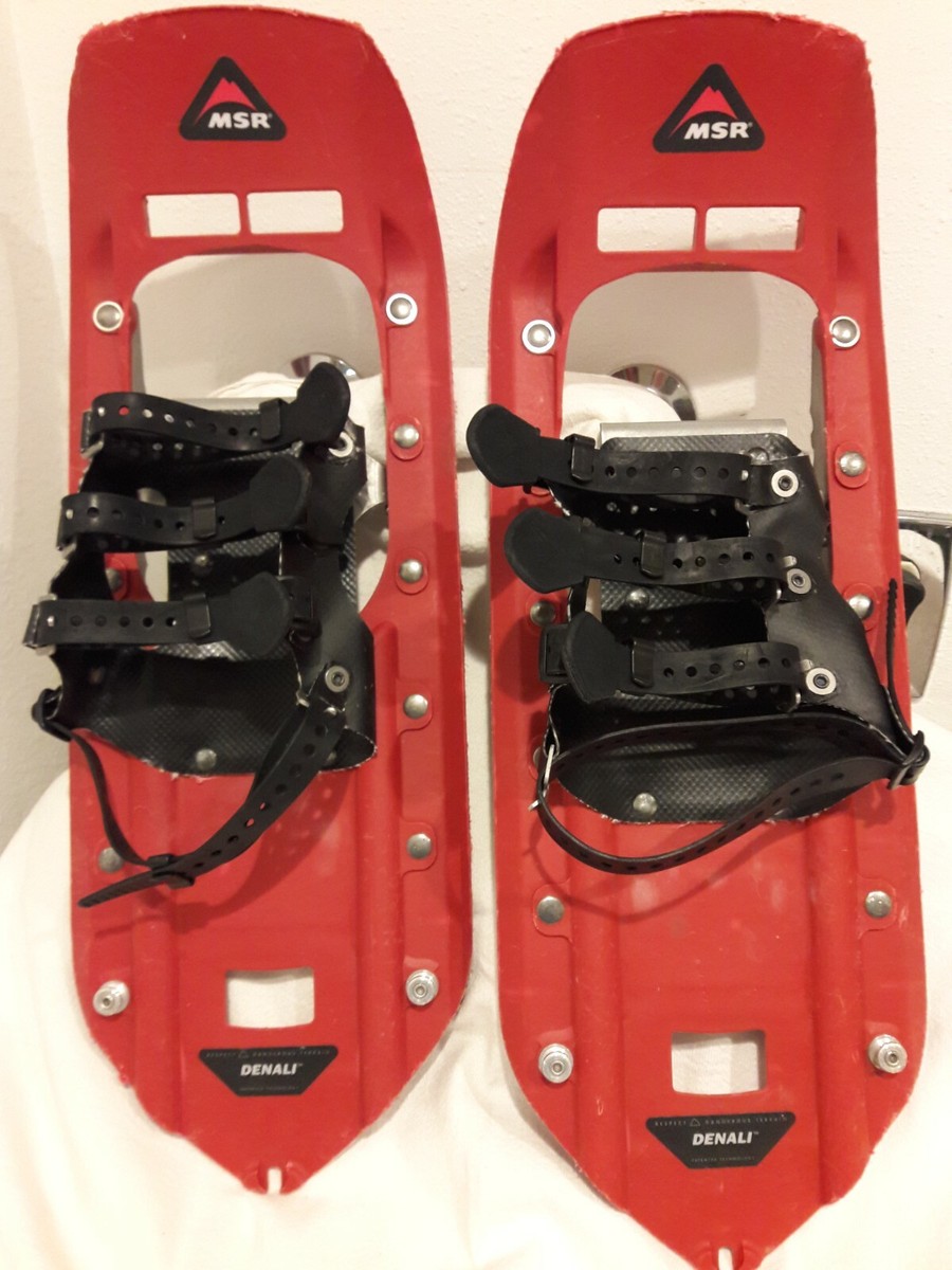 MSR DENALI EVO Denali Snowshoes RED made in USA 22x8