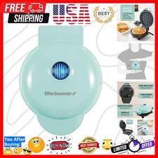 Effortless Nonstick 4.5-Inch Waffle Maker - Perfect for Waffles and Snacks