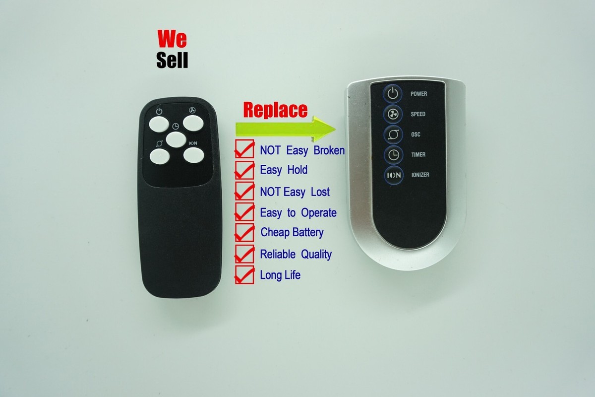 Remote Control For Lasko U35120 T32200 S18610 Air Oscillating 4-Speed Tower  Fan | eBay