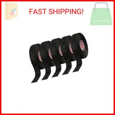 tesa 51608 Noise Damping PET Fleece Automotive Wire Harness Tape, Black, 19mm x