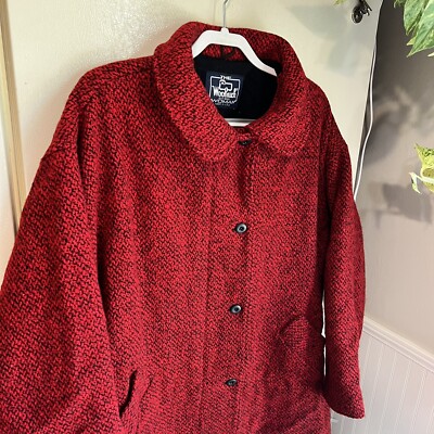 Vintage Woolrich 1980s U.S.A. Made 100% Wool Jacket Women