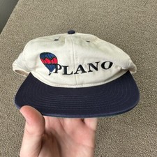Plano Balloon Festival Hat Snapback Cap Texas Hot Air Balloon White shirt VTG