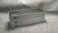 LOT of 3 StarTech MST30C2DPPD Dual-Monitor Docking Station