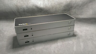 LOT of 3 StarTech MST30C2DPPD Dual-Monitor Docking Station