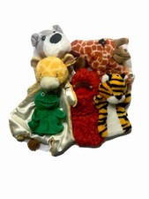 6 Pcs Hand Animal Soft Colorful Puppets
