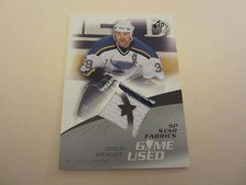 Doug Weight 2003-04 SP Game Used #101 Jersey Relic NHL Hockey St. Louis Blues