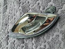 Harley WL WLA WLC WLD UL Pan Flathead Front Fender Light Kit White Glass Chrome