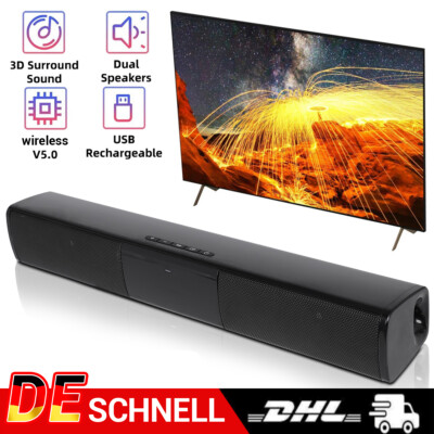 Home-Theater-Soundbar für TV/PC/Telefon drahtlose kabelgebundene Lautsprecher DE
