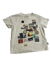Molo Rame Stickers T-Shirt in White
