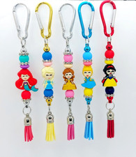 FAIRY TALE PRINCESS INSPIRED KEYCHAIN  BAG CHARM  BACKBACK  GIFT